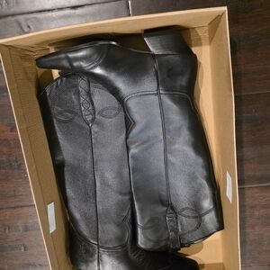 Steve Madden Black Leather Boots